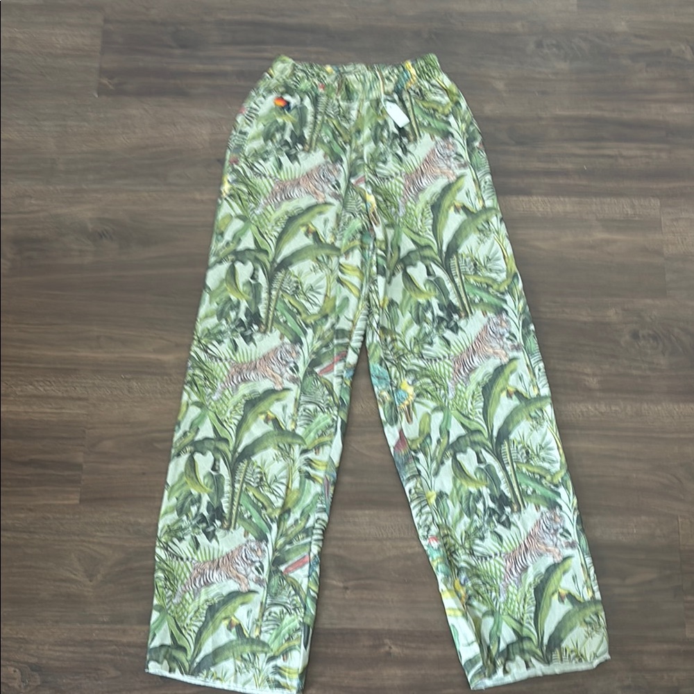 Aviator Nation Jungle Wide Leg Pocket Sweatpants - Sand